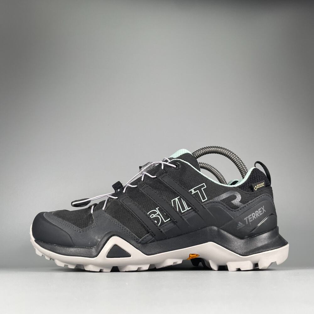 Adidas Terrex SWIFT R2 Goretex Women's 8 Black Hiking Shoes Athletic Sneaker NEW